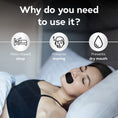 Cargar la imagen en la vista de la galería, Soft and Comfortable Mouth Tape for Snoring Relief – Promotes Nasal Breathing, Reduces Dry Mouth, and Enhances Sleep Quality
