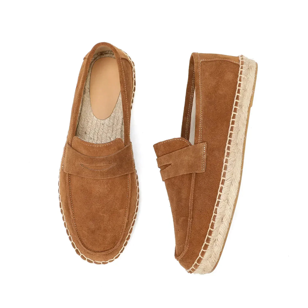 Espadrilles elegantes en daim