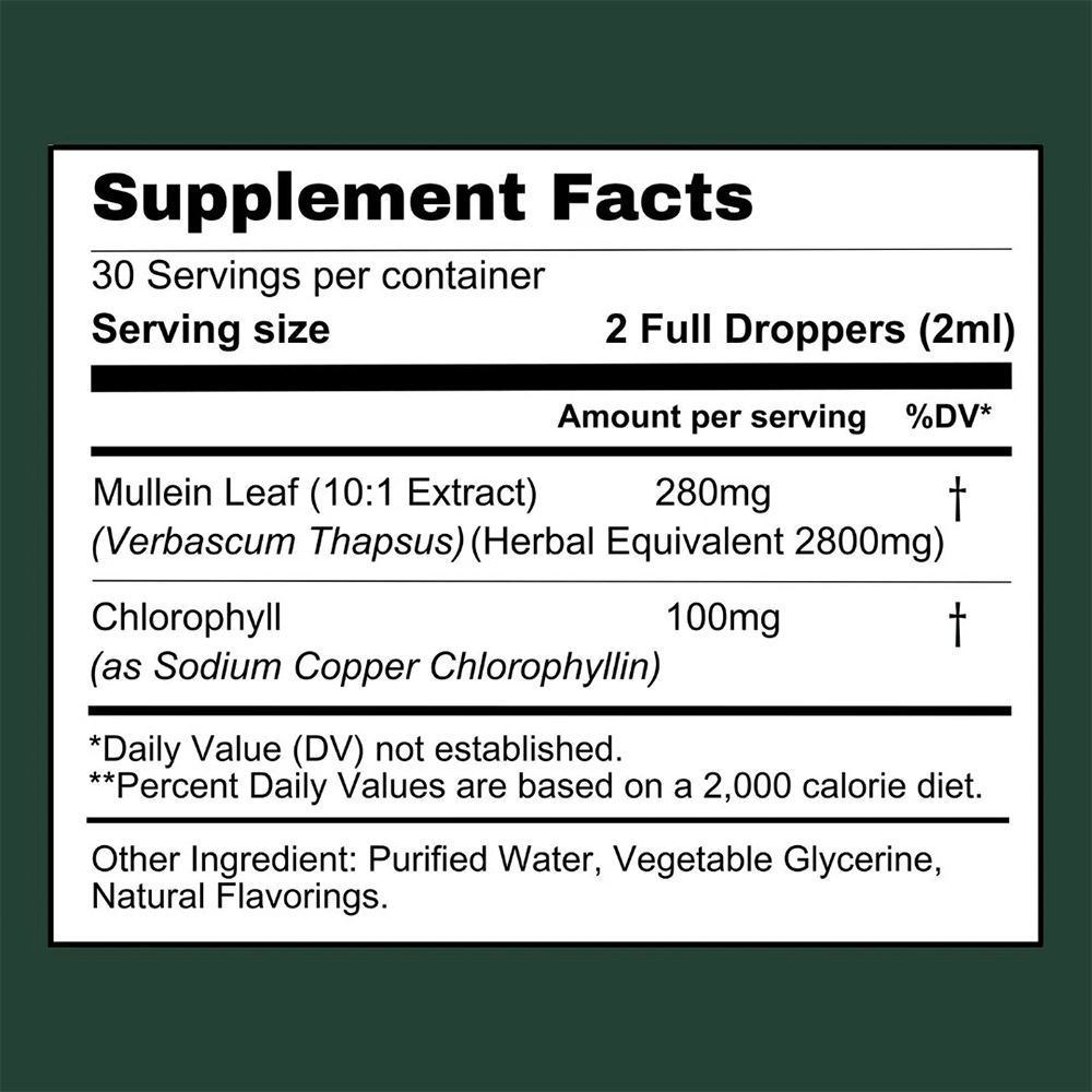 Naturelung® Mullein + Chlorophyll Extract