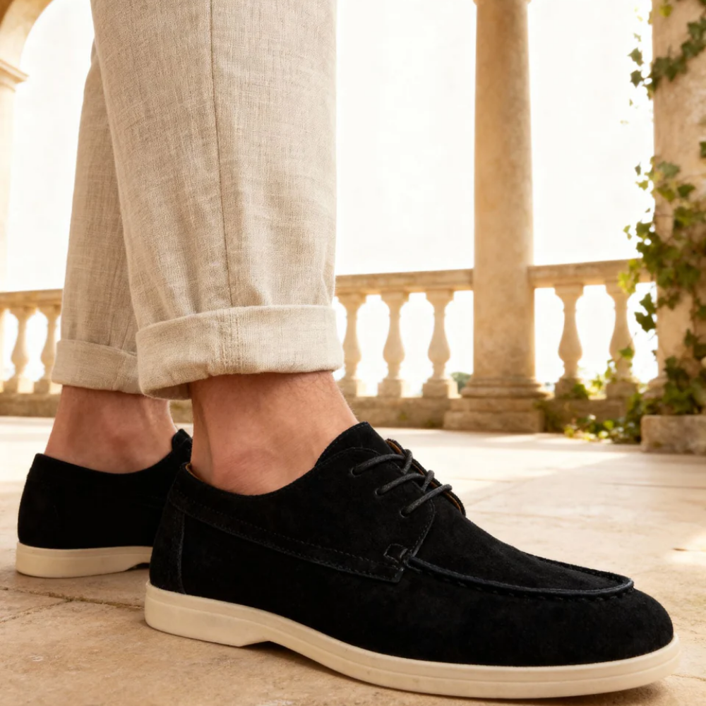 Chaussures elegantes en daim