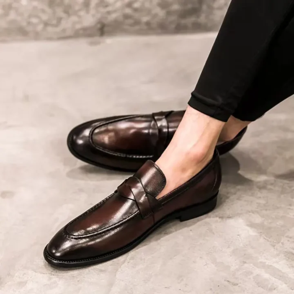 Mocassins chics en cuir