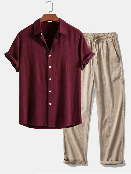 Élégance bordeaux | Tenue complète