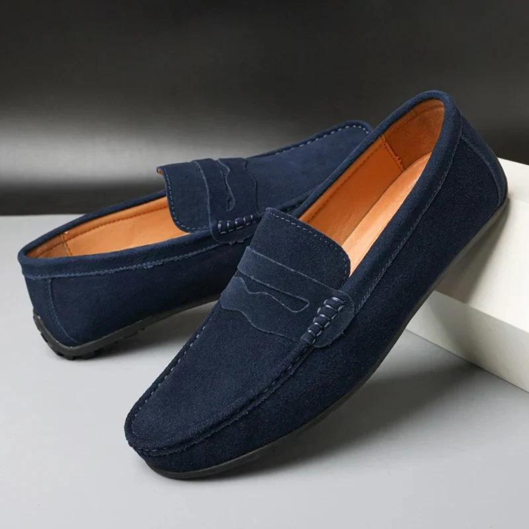 Genova | Mocassins en daim