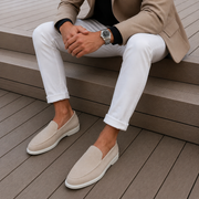 Mocassins élégants en daim premium