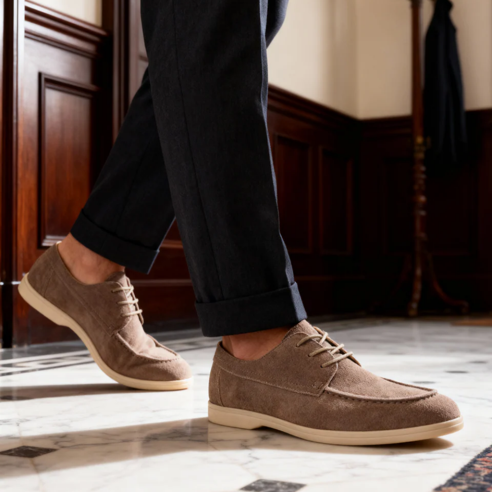 Chaussures elegantes en daim