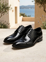 Chaussures business chics en cuir
