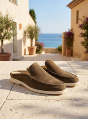 Matteo | Mules Marina en daim