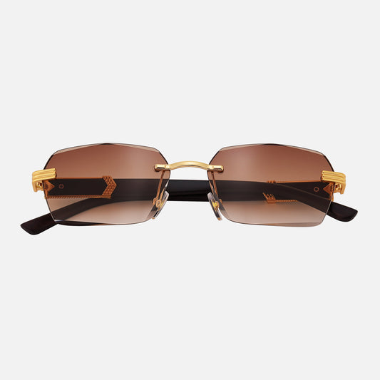 Guan | Lunettes de soleil détails dorés