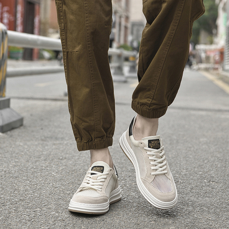 Sneakers elegantes en mesh