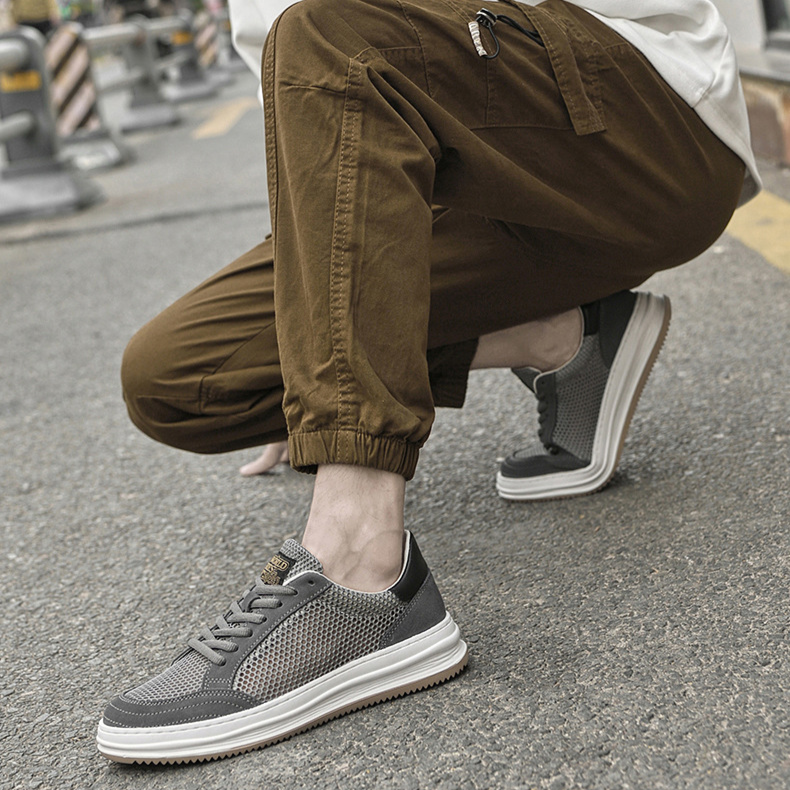 Sneakers elegantes en mesh