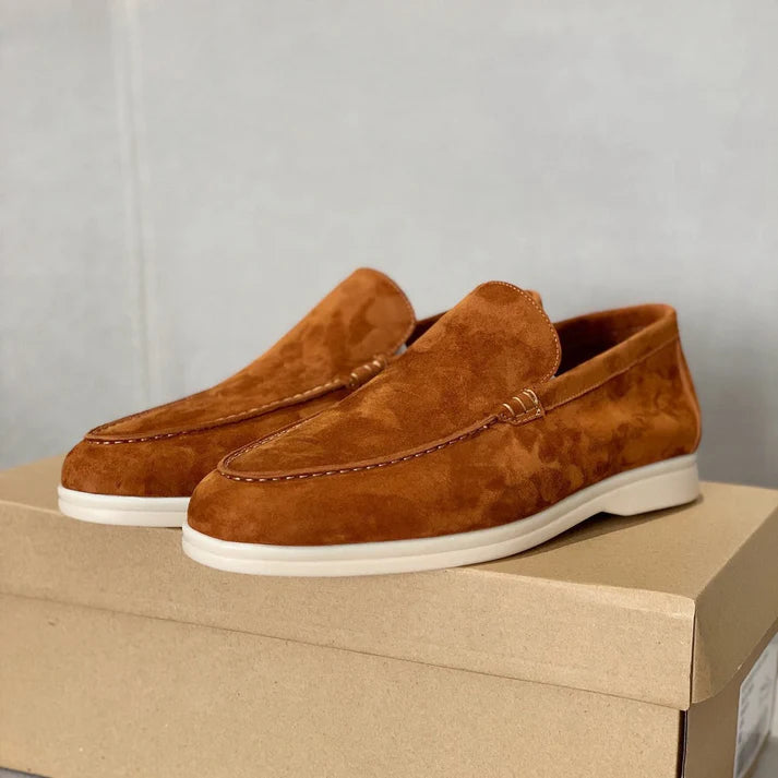 Mocassins élégants en daim premium