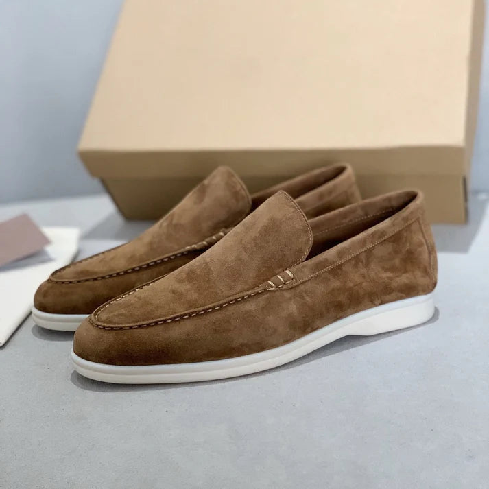 Mocassins élégants en daim premium