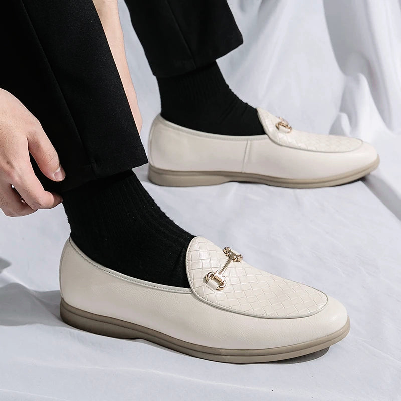 Mocassins chics en cuir pour homme