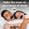 Cargar la imagen en la vista de la galería, Soft and Comfortable Mouth Tape for Snoring Relief – Promotes Nasal Breathing, Reduces Dry Mouth, and Enhances Sleep Quality

