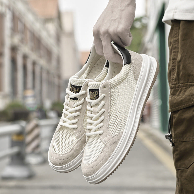 Sneakers elegantes en mesh