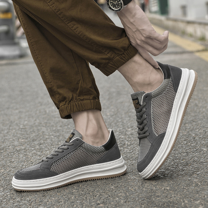 Sneakers elegantes en mesh