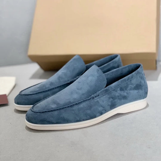Mocassins élégants en daim premium
