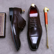 Chaussures business chics en cuir
