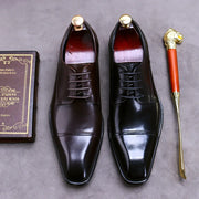 Chaussures business chics en cuir