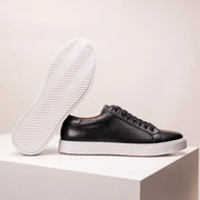 Sneakers en cuir veritable