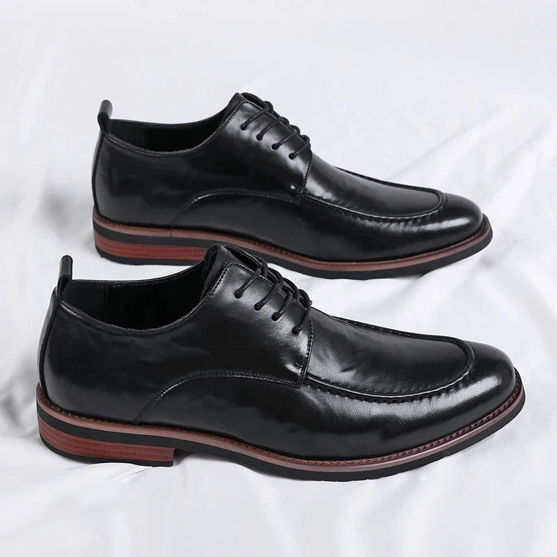 Chaussures Oxford business en cuir italien