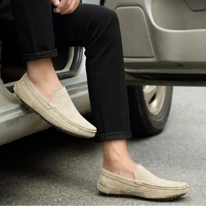 Mocassins chics en daim premium