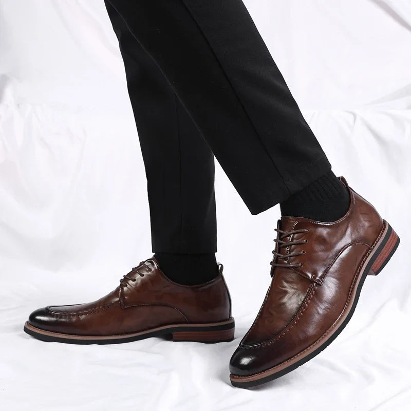 Chaussures Oxford business en cuir italien