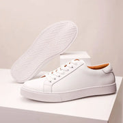 Sneakers en cuir veritable
