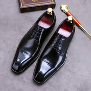 Chaussures business chics en cuir
