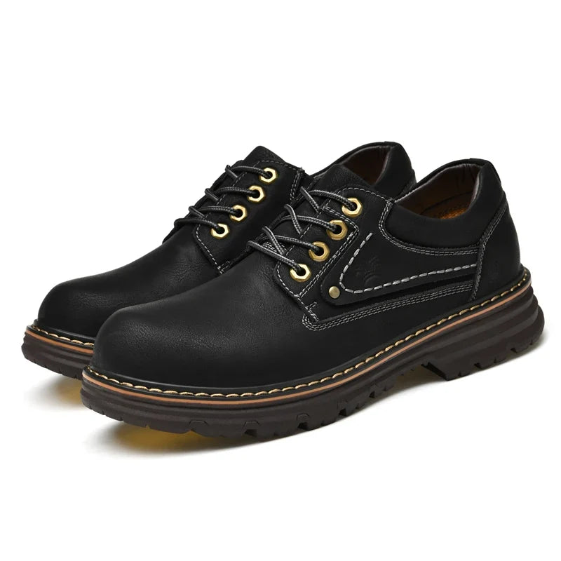 Chaussures Oxford en cuir style britannique
