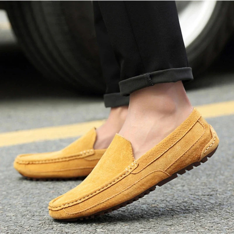 Mocassins chics en daim premium