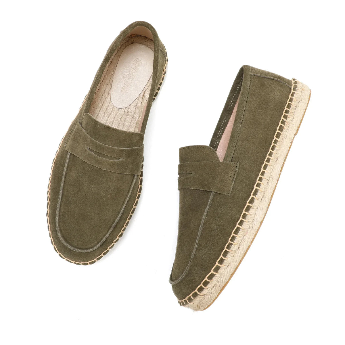 Espadrilles elegantes en daim