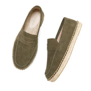 Espadrilles elegantes en daim