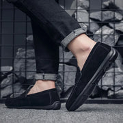 Mocassins legers en daim pour homme