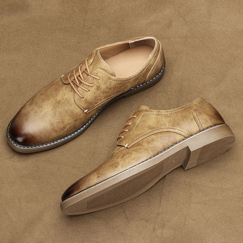 Chaussures habillees casual en cuir