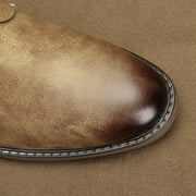 Chaussures habillees casual en cuir