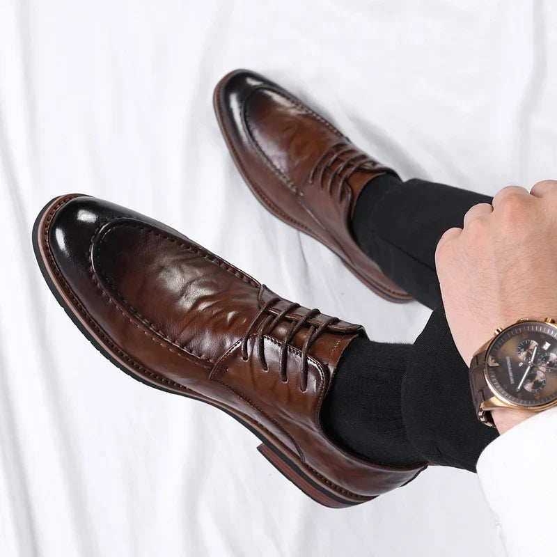 Chaussures Oxford business en cuir italien