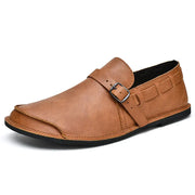 Mocassins en cuir a boucle