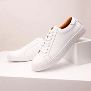 Sneakers en cuir veritable