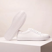 Sneakers en cuir veritable