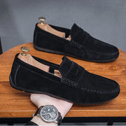 Mocassins legers en daim pour homme