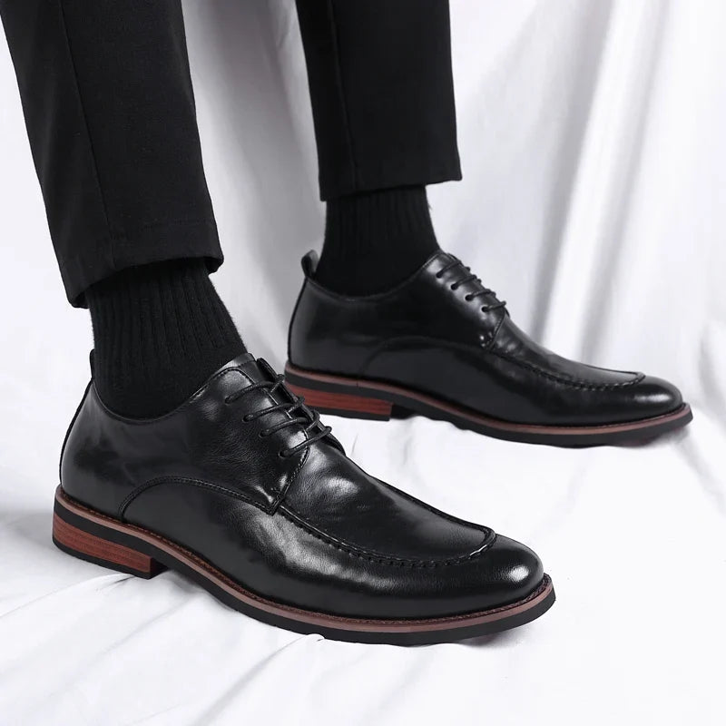 Chaussures Oxford business en cuir italien