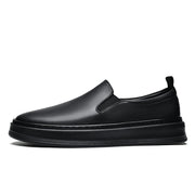 Chaussures slip-on en cuir