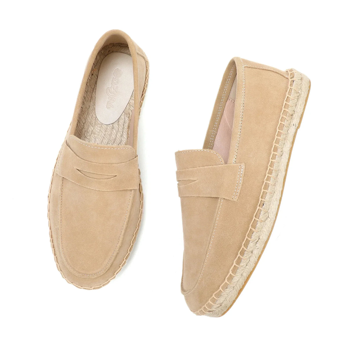 Espadrilles elegantes en daim