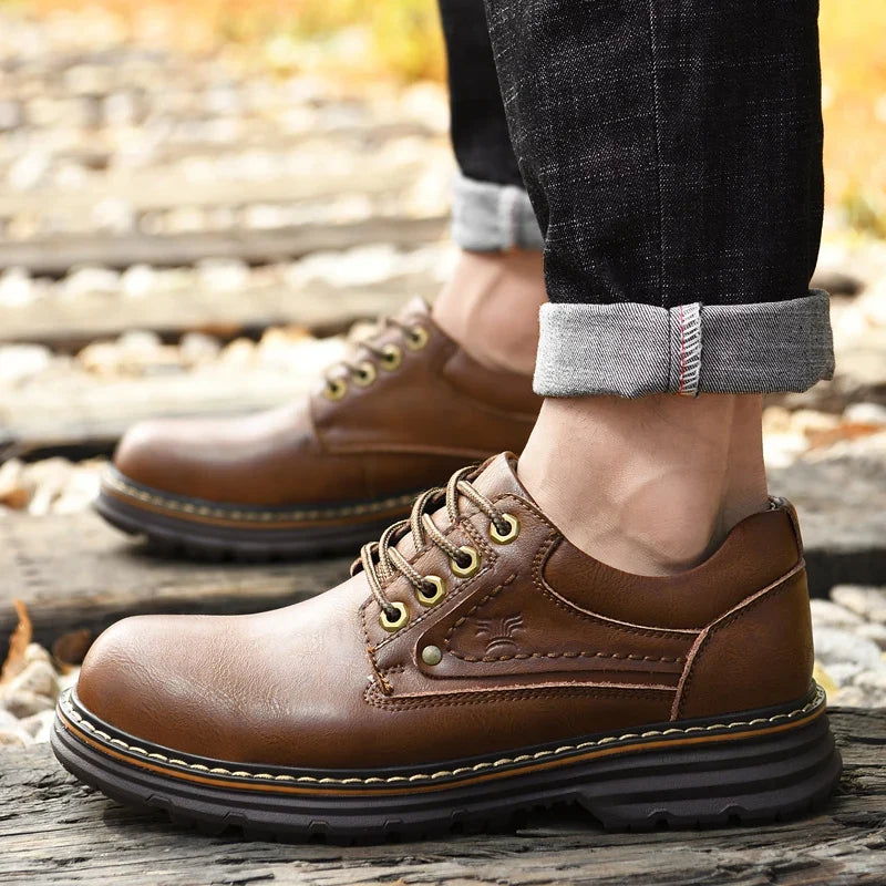 Chaussures Oxford en cuir style britannique