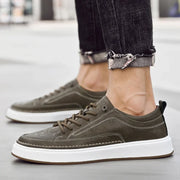 Sneakers chics en cuir