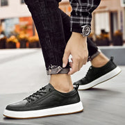 Sneakers chics en cuir