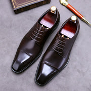 Chaussures business chics en cuir