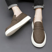 Chaussures slip-on chics en cuir