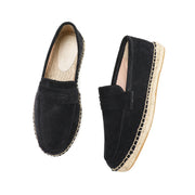 Espadrilles elegantes en daim